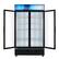 Alt View 2. Koolmore - 45 in. Two Glass Door Merchandiser Refrigerator - 35 Cu. Ft. (MDR-2GD-35C) - Black.