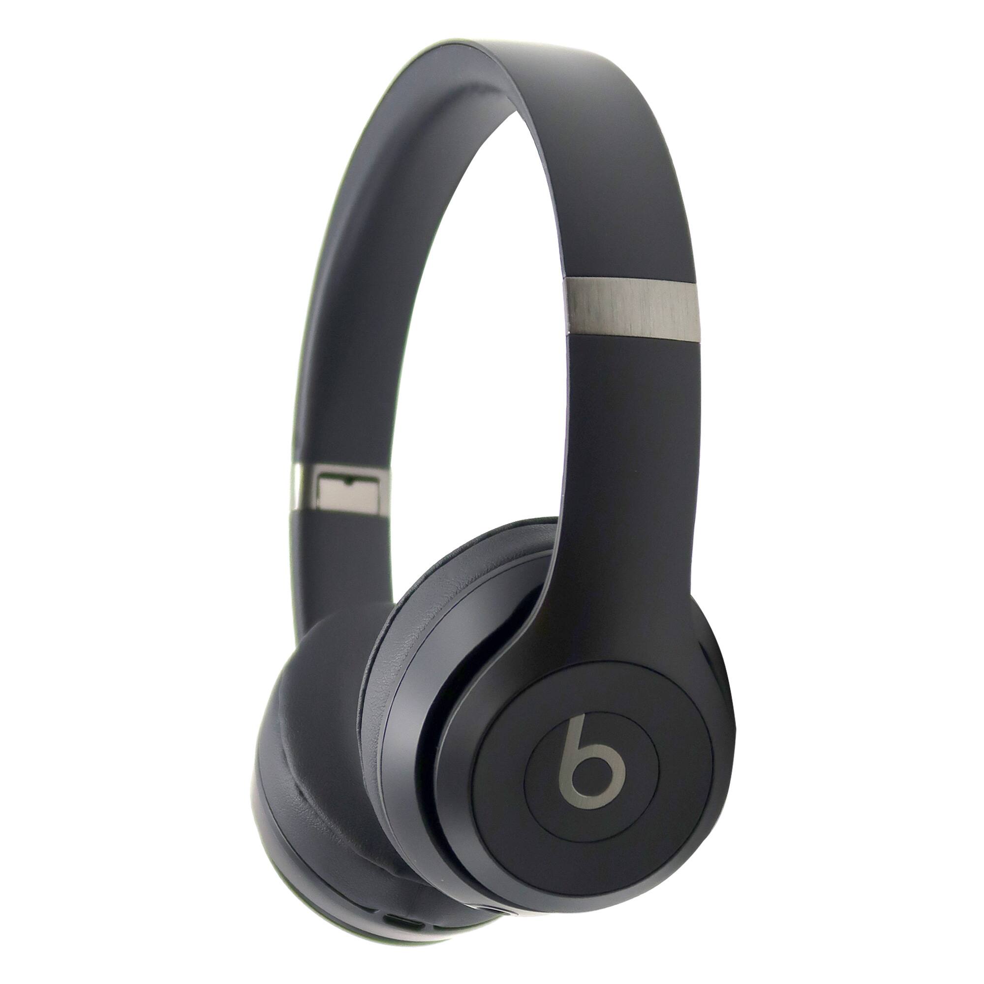 Left. Beats - Beats Solo 4 Wireless On-Ear Headphones Matte Black + JBL T110 in Ear Headphones - Black.