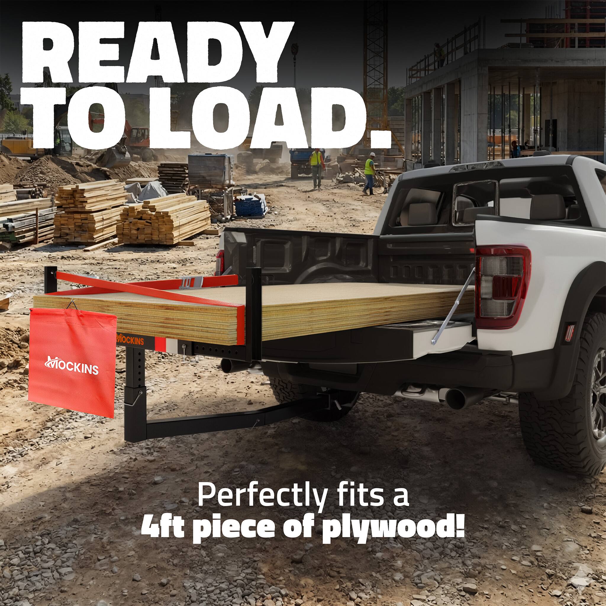 READY TO LOAD.  
Perfectly fits a 4ft piece of plywood!