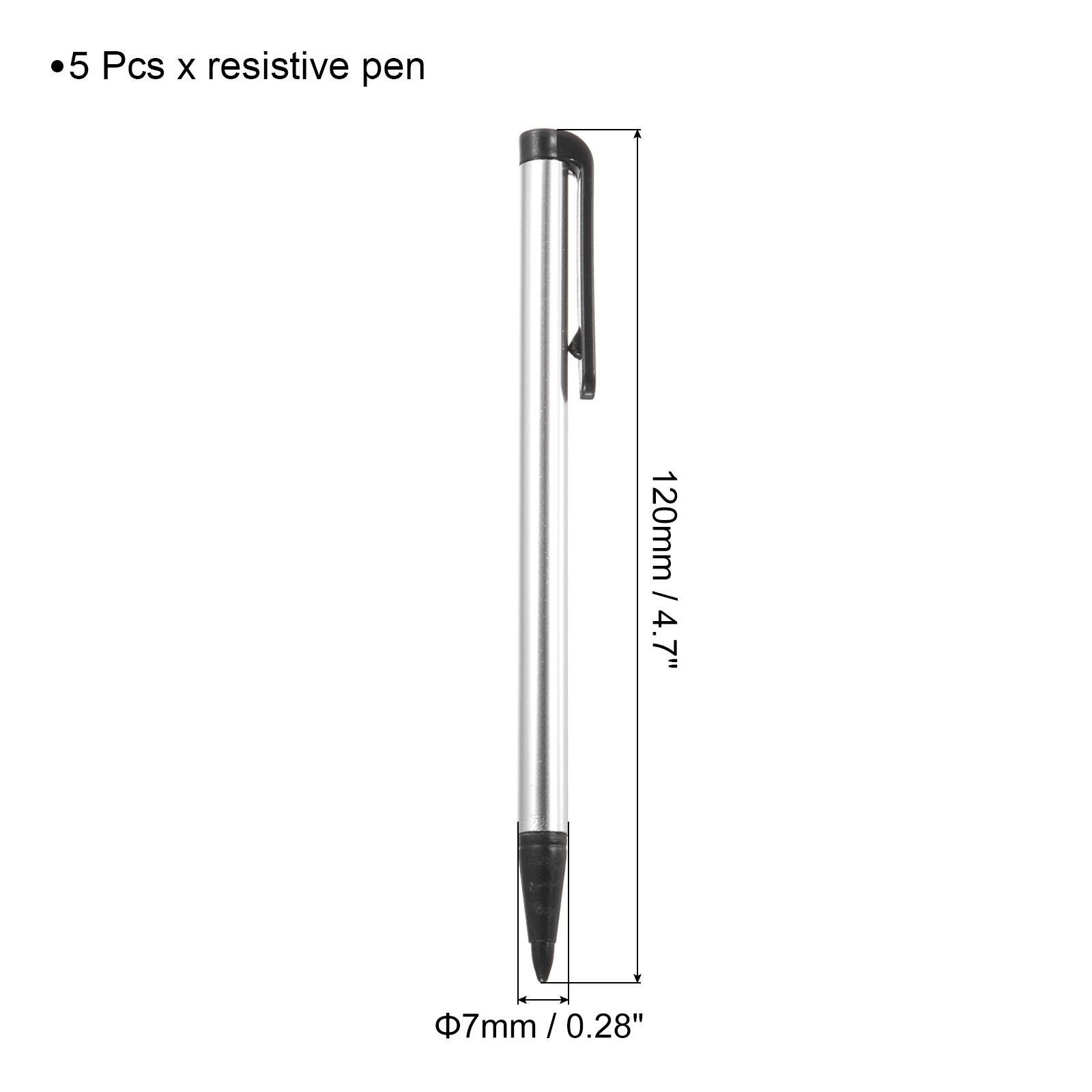 5 Pcs x resistive pen  
120mm / 4.7"  
Φ7mm / 0.28"