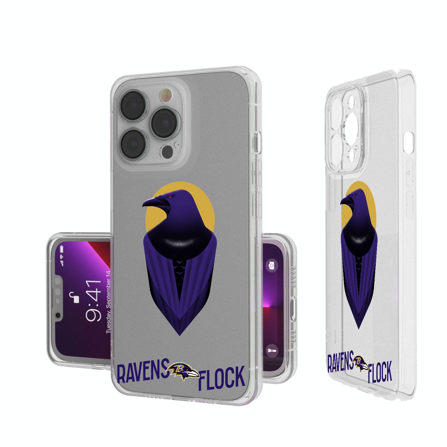 Keyscaper - NFL - Baltimore Ravens iPhone Clear Case - 14 - Multicolor price history on PriceWatchPro