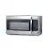 Front. Commercial Chef - Commercial Chef 1.7 Cu. Ft. Over-The-Range Convection Microwave Oven, 10 Power Levels, Air Fryer, 300 CFM Hood Fan - Black.
