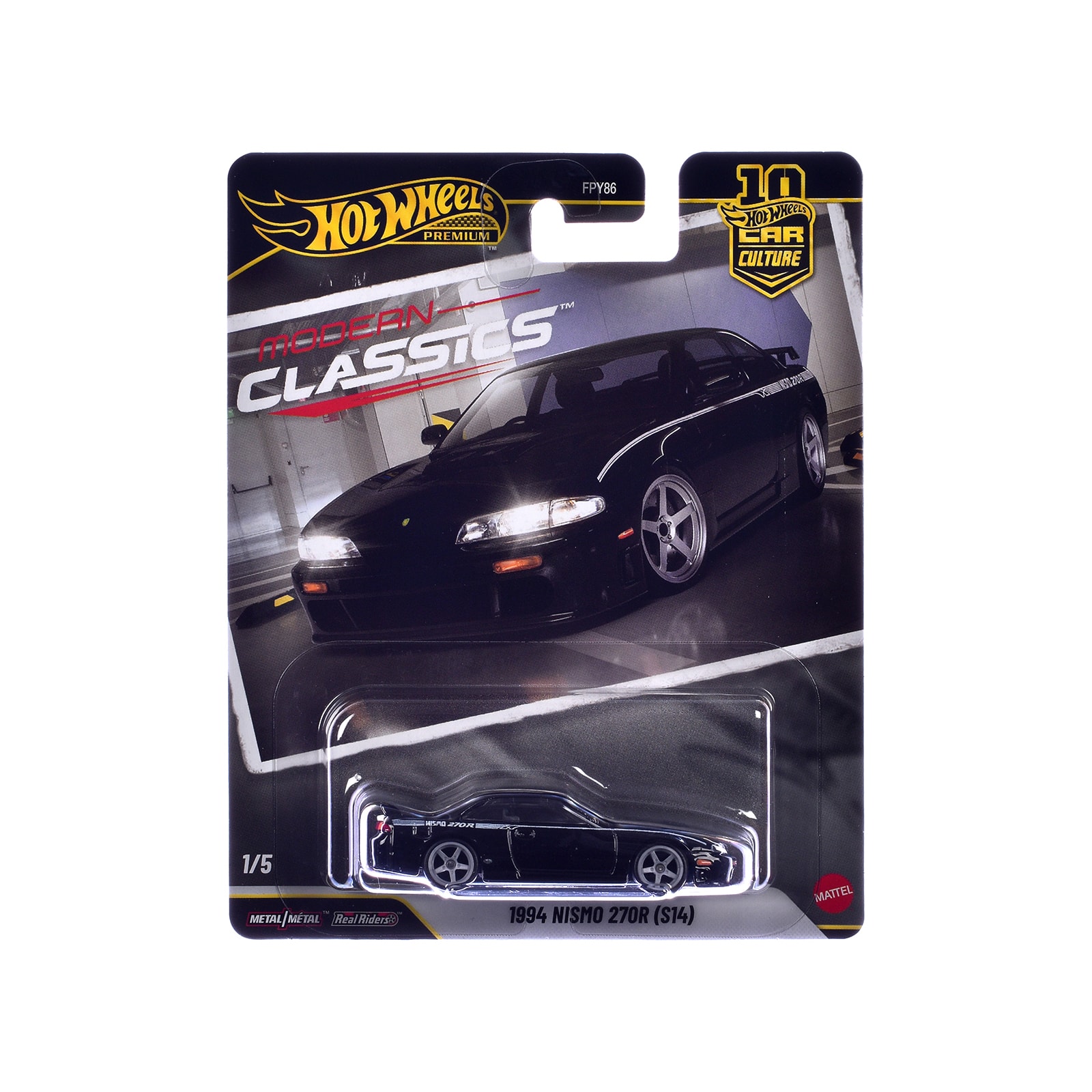 "1994 Nissan Nismo 270R (S14) RHD Black with White Stripes ""Modern Classics"" Series Diecast Model Car by Hot Wheels" price history on PriceWatchPro