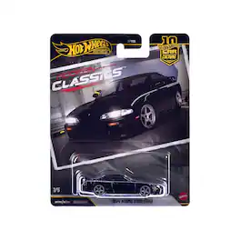 1994 Nissan Nismo 270R (S14) RHD Black with White Stripes "Modern Classics" Series Diecast Model Car by Hot Wheels