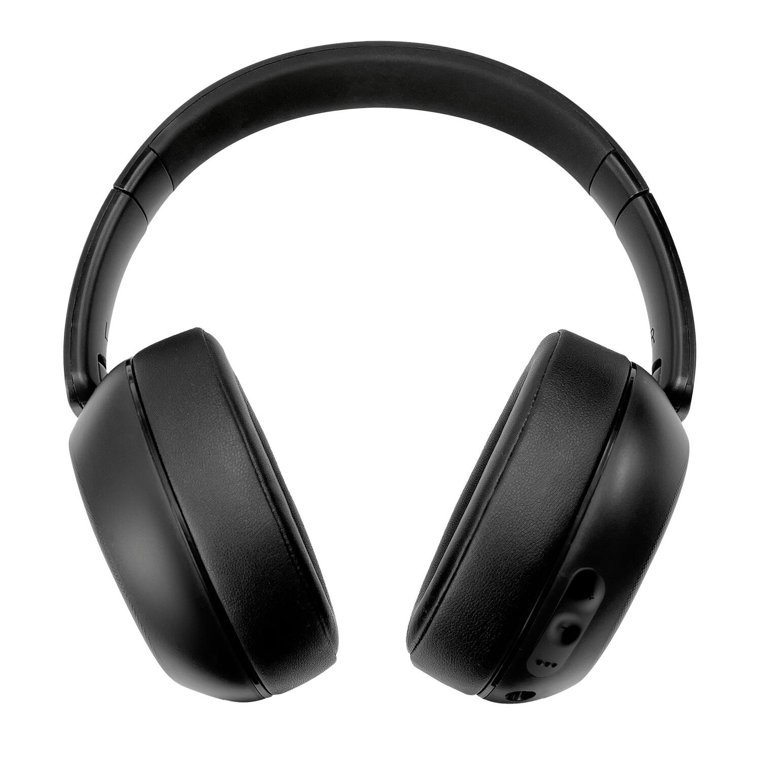 Left. Mixx - StreamQ TV Bundle with Over-Ear Headphones and Audio Transmitter - Black.