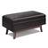 Front. Simpli Home - Owen Small Rectangular Storage Ottoman - Tanners Brown.