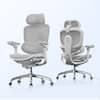 Front. SIHOO - Doro C300 Pro V2 Ergonomic Gaming Chair, 8D Synchronized Arm Support, 3D Super Wide Soft Headrest - White.