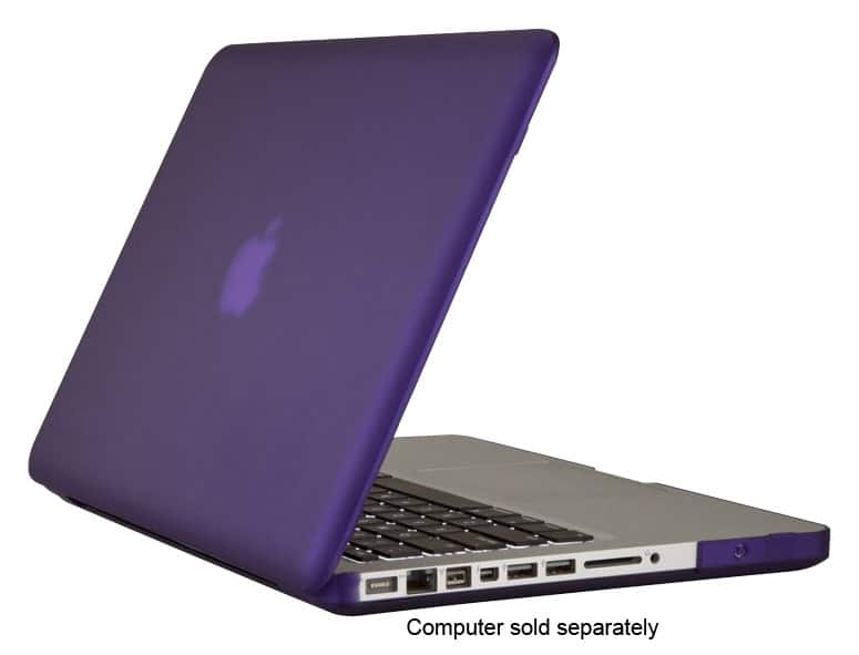 Speck - SeeThru SATIN Hard Shell Case for Select 13" Apple® MacBook® Pro - Grape-Front_Standard 