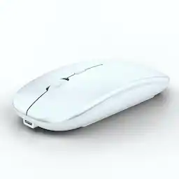 Bright White Wireless Bluetooth Mouse