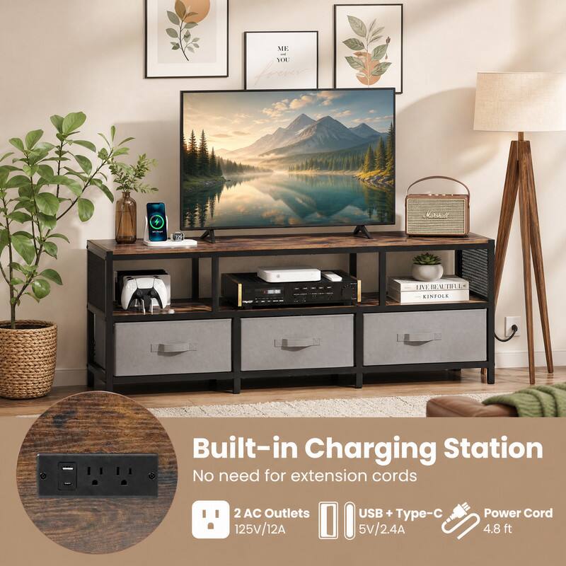 ME and YOU  
Marskall  
LIVE BEAUTIFUL KINFOLK  
Built-in Charging Station  
No need for extension cords  
2 AC Outlets 125V/12A  
USB + Type-C 5V/2.4A  
Power Cord 4.8 ft