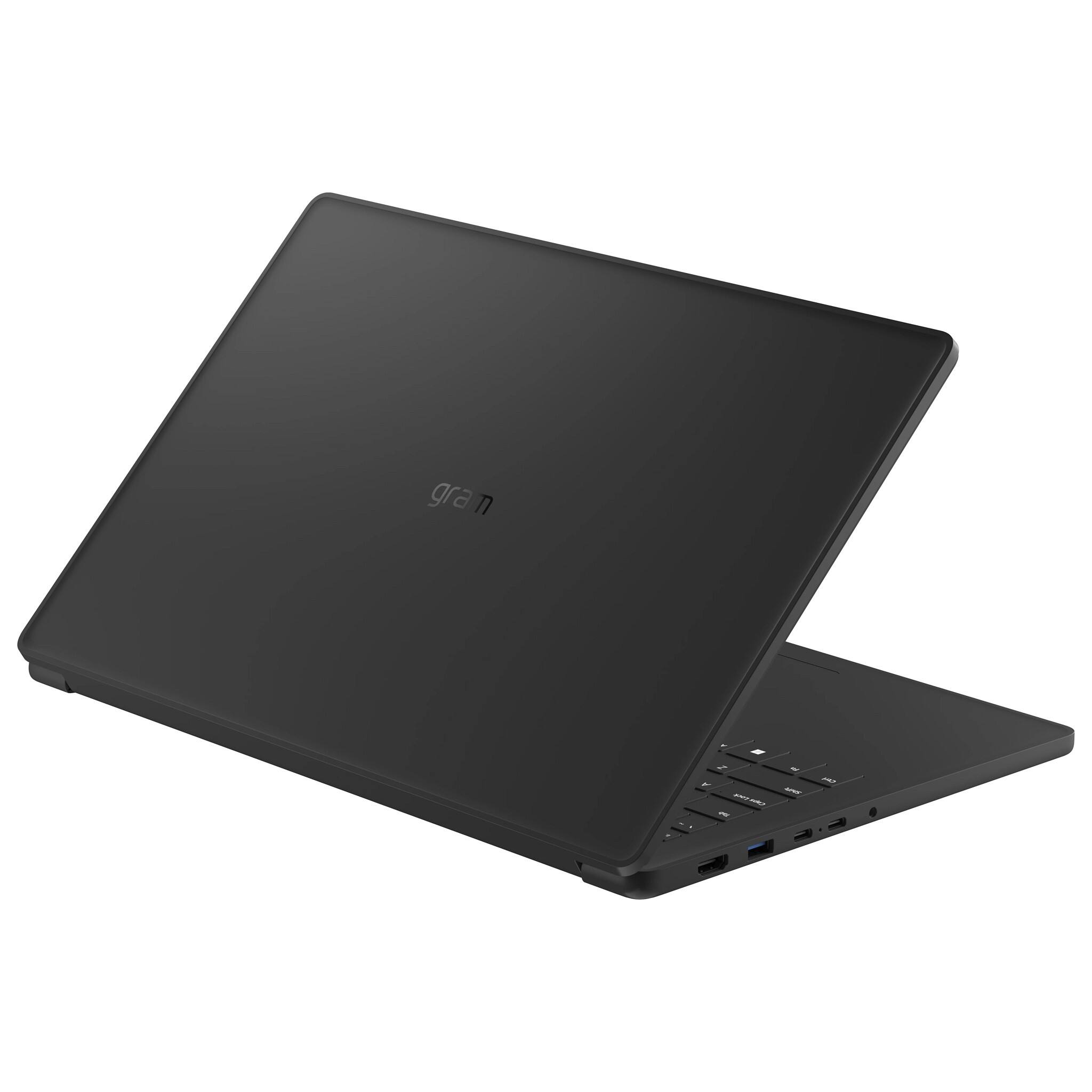 Alt View 19. LG - gram Book 15" Touch-screen Laptop FHD Intel Core Ultra 5 115U Processor with 8GB RAM - 512GB SSD - Titan Black.