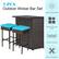 3 PCS Outdoor Wicker Bar Set Sturdy & Durable Additional Storage Space Weather-resistant Easy to Assemble