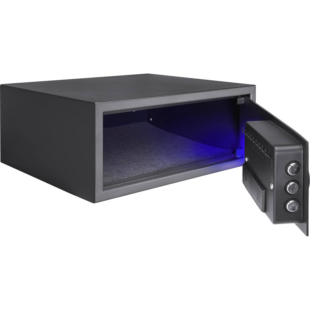 Alt View 13. Barska - 1.2 Cu. Ft Digital Keypad Safe-LED Interior Light, Extra-Wide for Laptops, Silent Mode, Steel Security Safe - Black.