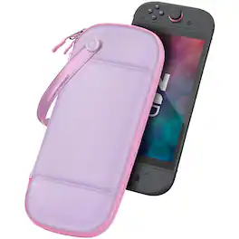 Fintie - Ultra Slim Carrying Case for Nintendo Switch 2 (2025) Anti-Crush Joy-Con Protection, 10 Game Card Slots Storage Bag - Purple