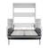 Left. Anysun - Full Size Wall Murphy Bed with Sofa and Storage Cabinets, Space-Saving Wall Bed for Home Office & Guest Room - Gray.
