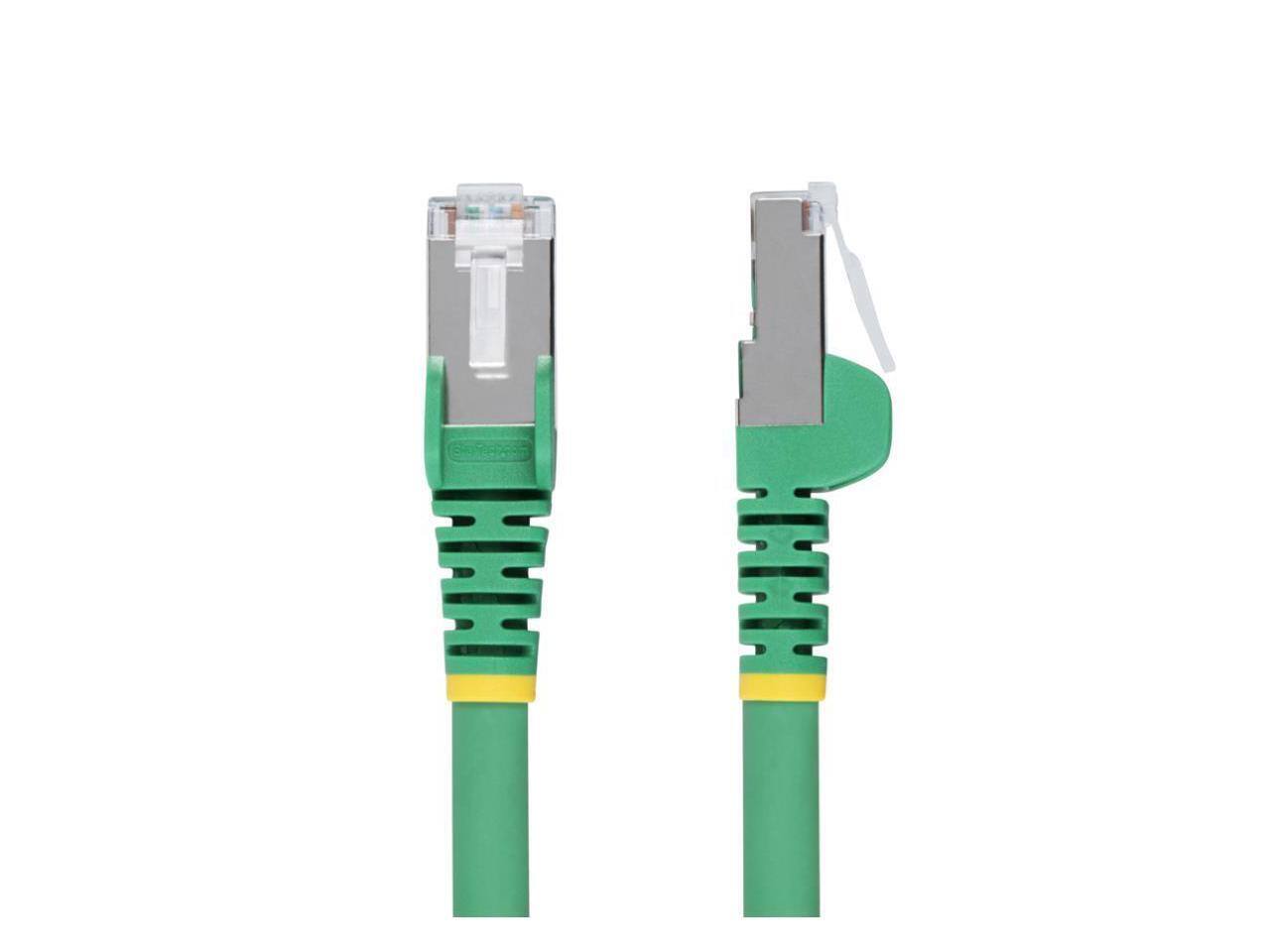 Alt View 1. StarTech.com - StarTech 1ft Green CAT6a Ethernet Cable Model NLGN-1F-CAT6A-PATCH.