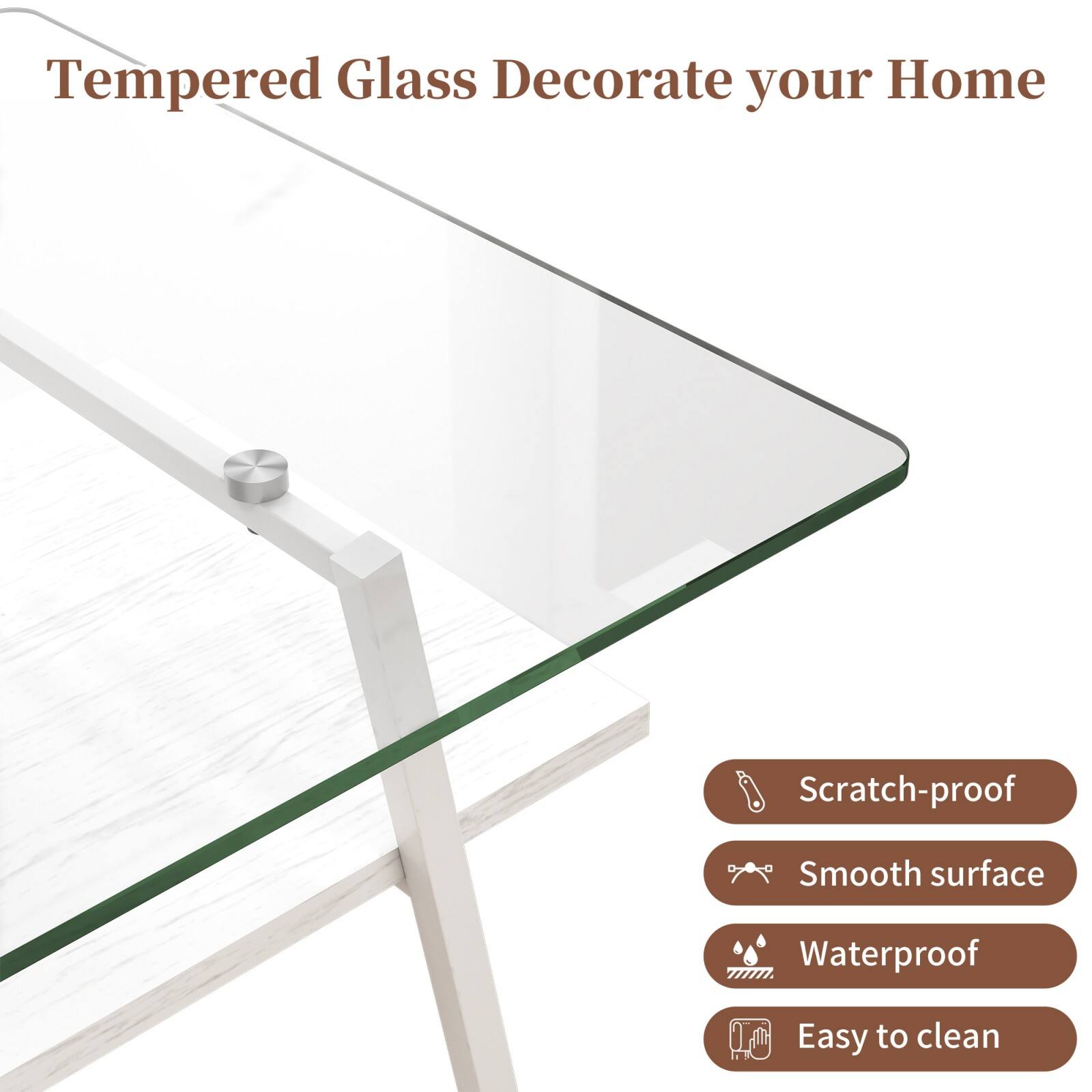 Tempered Glass Decorate your Home

- Scratch-proof
- Smooth surface
- Waterproof
- Easy to clean