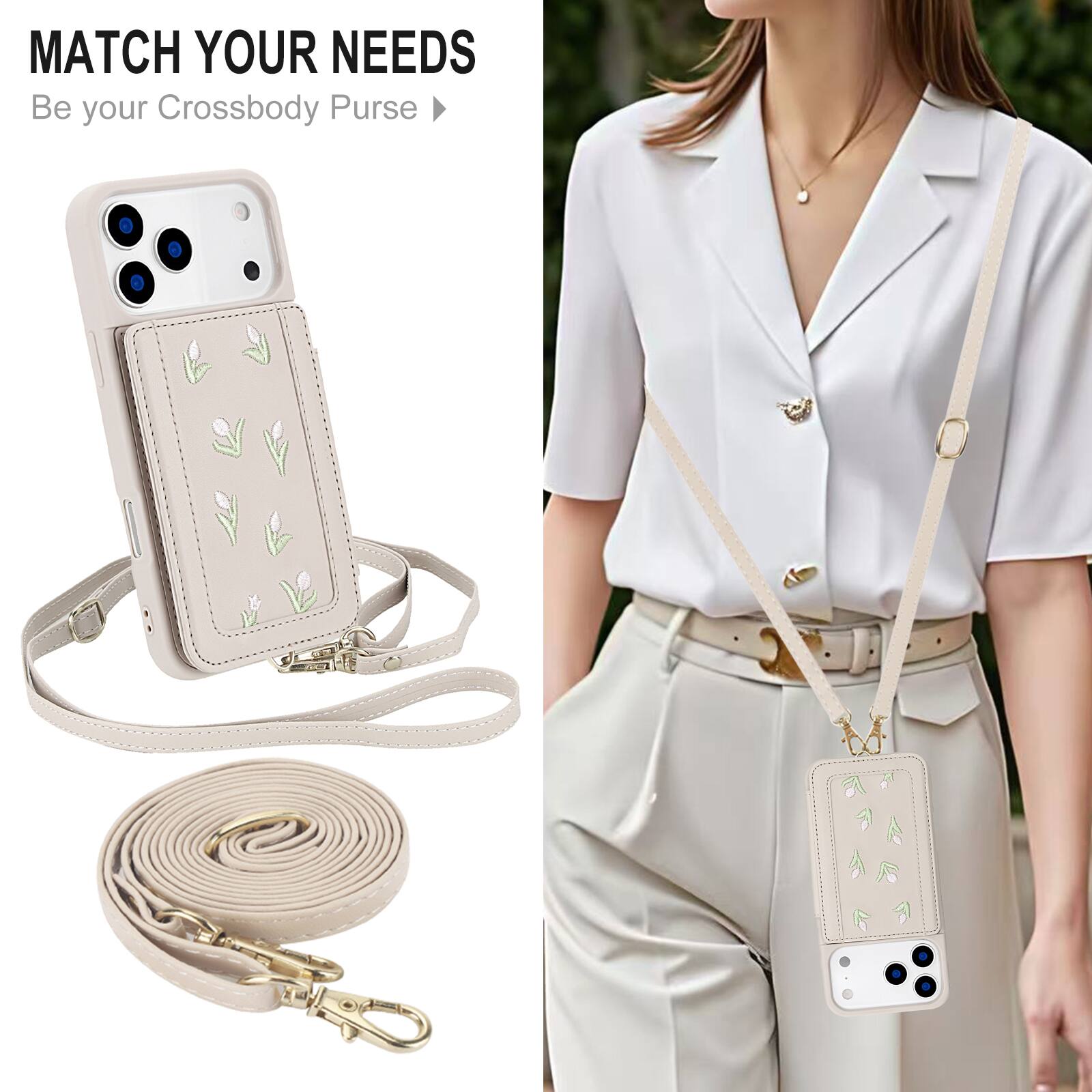 MATCH YOUR NEEDS  
Be your Crossbody Purse