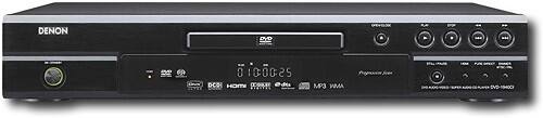 Front Standard. Denon - DVD Player with HD Upconversion.