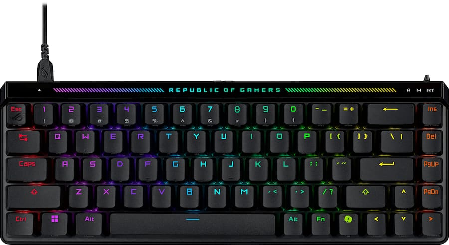 ASUS ROG Falchion Ace 65% Wired Analog Gaming Keyboard with ASUS ROG Falchion Ace 65% Wired Analog Gaming Keyboard with