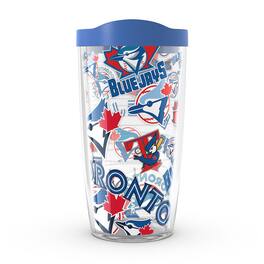 Tervis - Toronto Blue Jays 16oz. All Over Wrap Tumbler With Lid - Multicolor