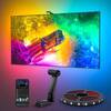Front. Govee - Govee Envisual TV LED Backlight T2 with Dual Cameras, 11.8ft RGBIC Wi-Fi LED Strip Lights for 55-65 inch TVs.