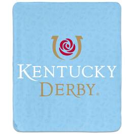 WinCraft - Kentucky Derby 50" x 60" Icon Blanket - Light Blue