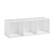Alt View 13. Sauder - Contemporary 3 Cube Organizer Bookcase - White.