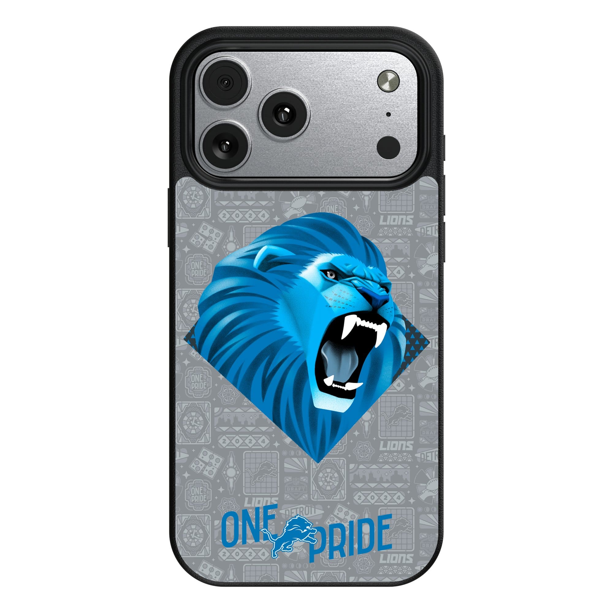 Keyscaper - NFL - Detroit Lions iPhone Magnetic Bump Case - 17 Pro - Black price history on PriceWatchPro