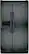Front Standard. KitchenAid - Architect 21.8 Cu. Ft. Side-by-Side Refrigerator w/ Thru-the-Door Ice and Water - Black.