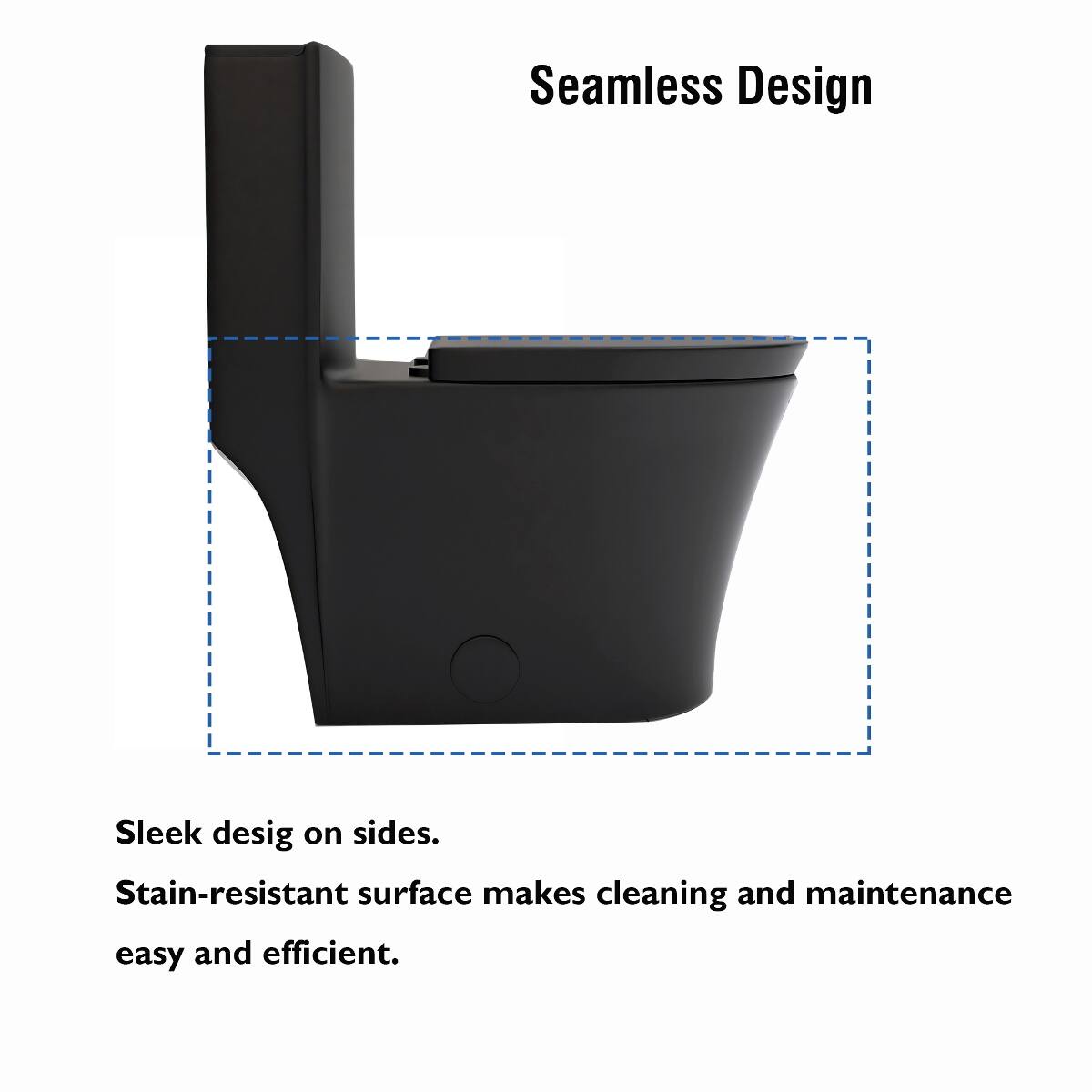 Seamless Design

Sleek design on sides. Stain-resistant surface makes cleaning and maintenance easy and efficient.