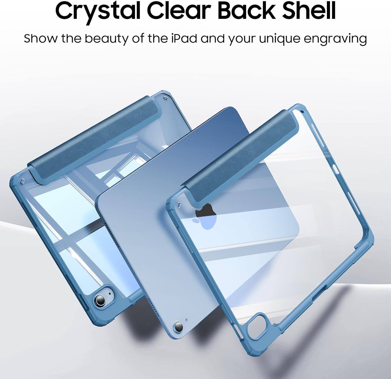 Crystal Clear Back Shell  
Show the beauty of the iPad and your unique engraving