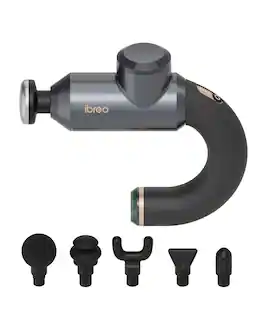 iBreo - Surge Pro Deep Tissue Percussion Massage Gun with Heat - Gray