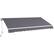 Front. Outsunny - 12' x 10' Retractable Awning Patio Awnings Sun Shade Shelter with Manual Crank Handle, 280g/m² UV - Charcoal Gray.