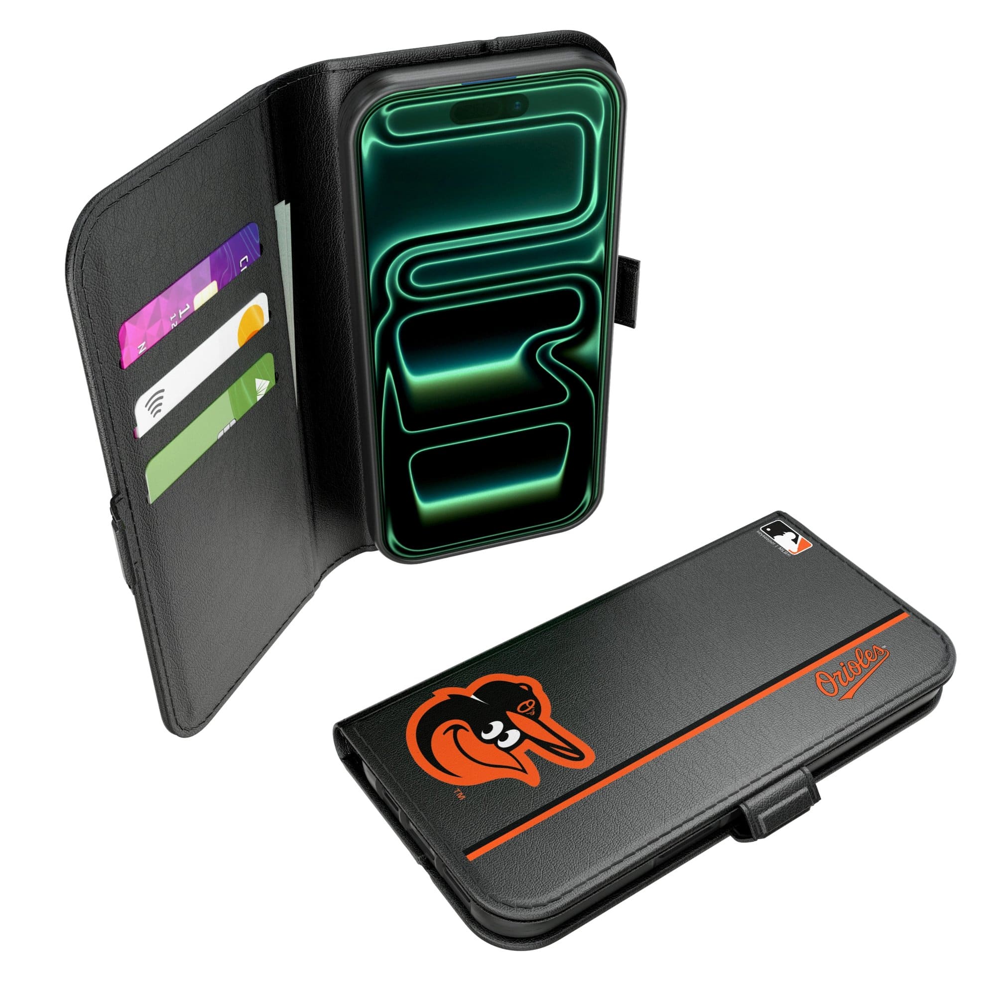 Keyscaper - MLB - Baltimore Orioles iPhone Folio 2.0 Case - 17 - Black price history on PriceWatchPro