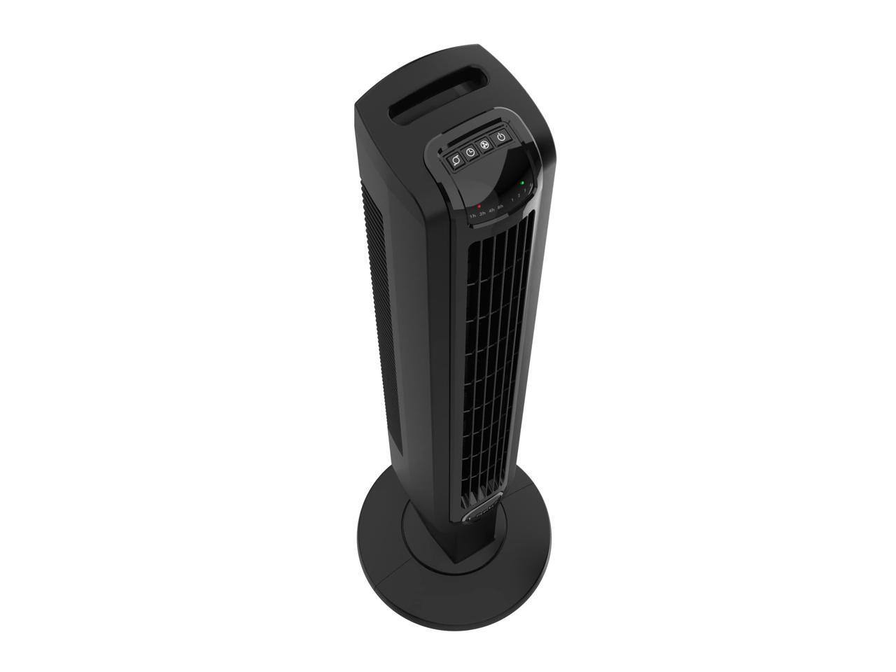 Alt View 3. Lasko - Lasko T36511 36" Oscillating Tower Fan with Remote Control - Black.