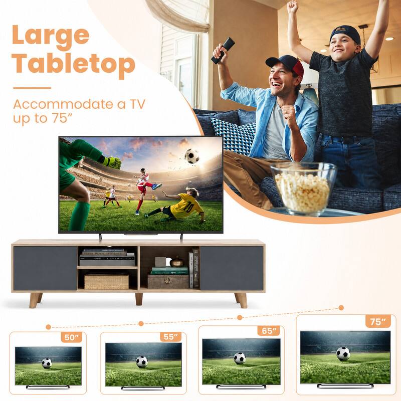 Large Tabletop Accommodate a TV up to 75"

70,000

FOROW

50"
55"
65"
75"