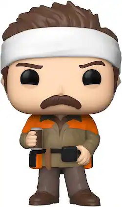 Parks and Recreation Funko POP Vinyl Figure | Hunter Ron (Chase) - Brown
