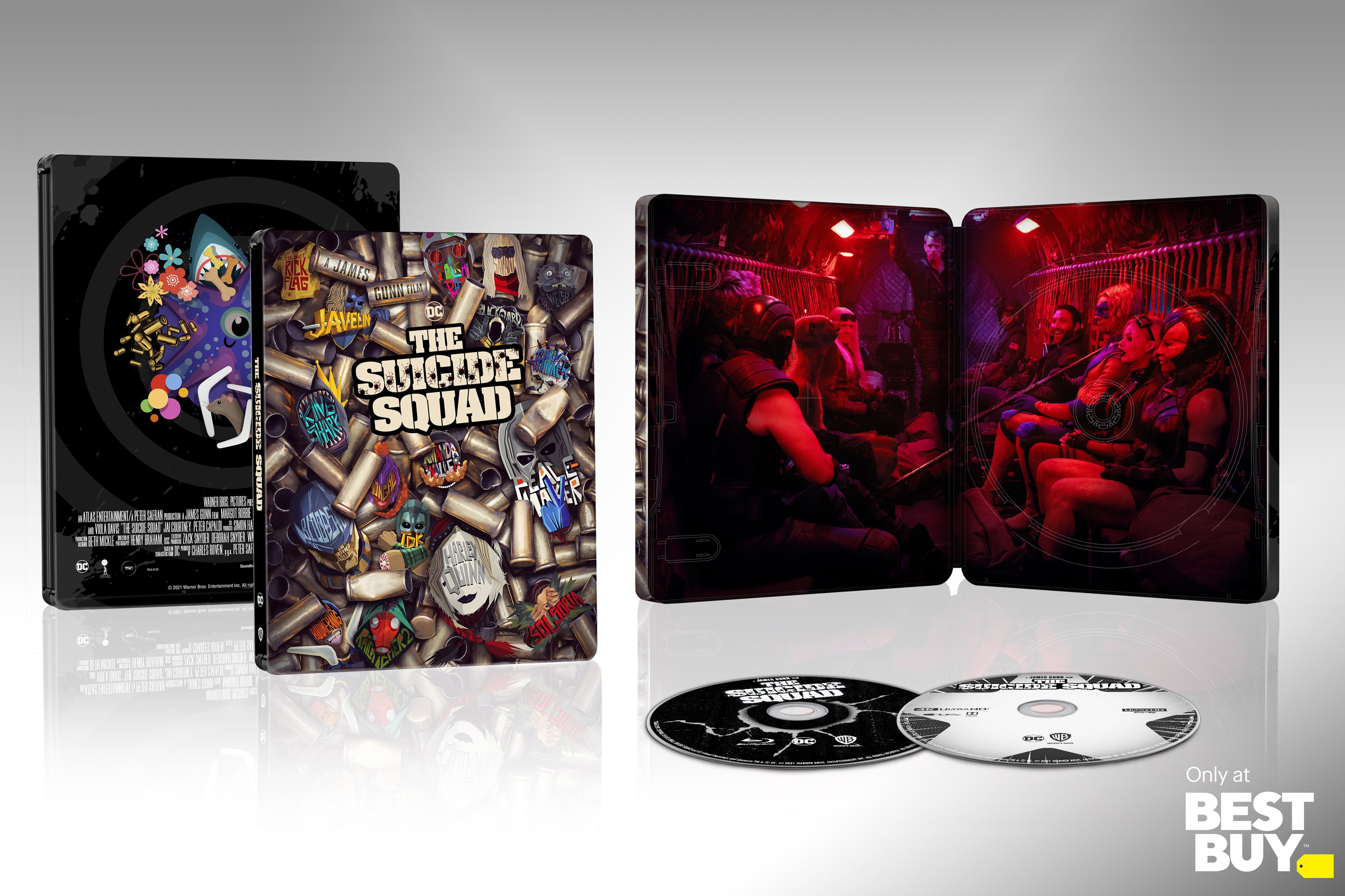 The Suicide Squad [SteelBook] [Includes Digital Copy] [4K Ultra HD  Blu-ray/Blu-ray] [Only @ Best Buy] [2021] - Best Buy