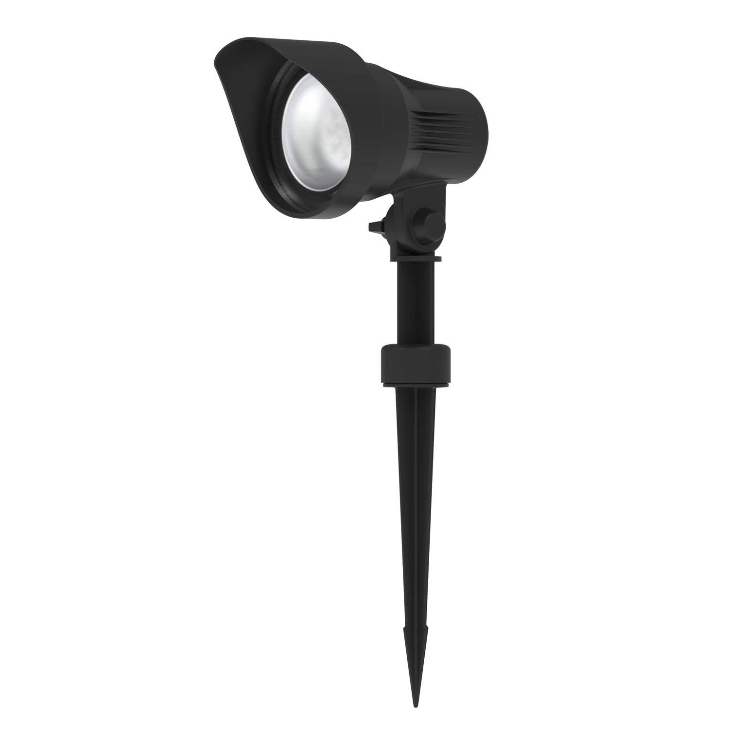 Front. Living Accents - Living Accents Black Low Voltage 4 W LED Pathway Light 1 pk.