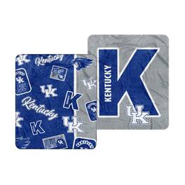 Logo Brands - Kentucky Wildcats 50- x 60- Dream Weave Throw Blanket - Royal
