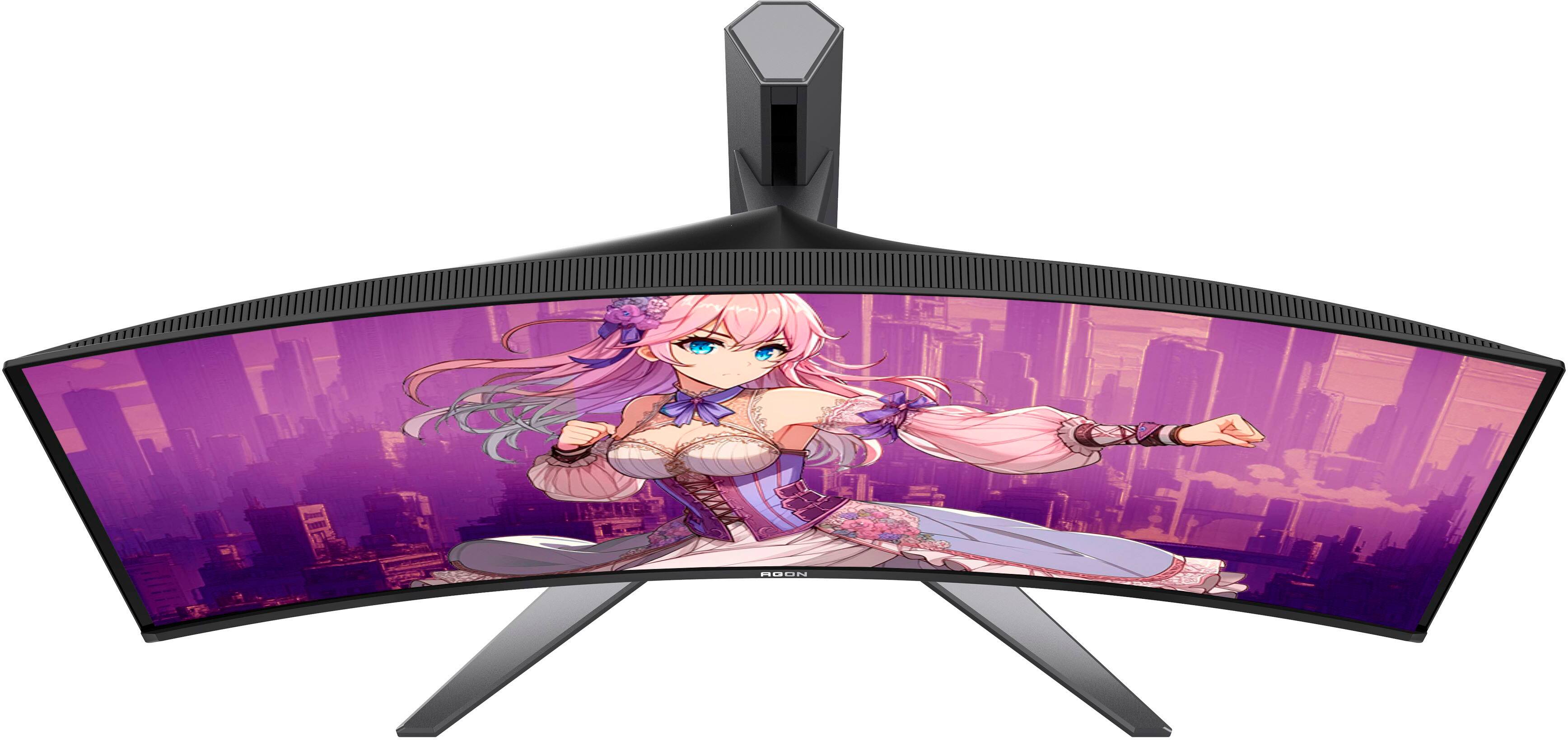 Alt View 13. AOC - 34" AG346UCD QD-OLED, WQHD 165hz Gaming Monitor - Black.