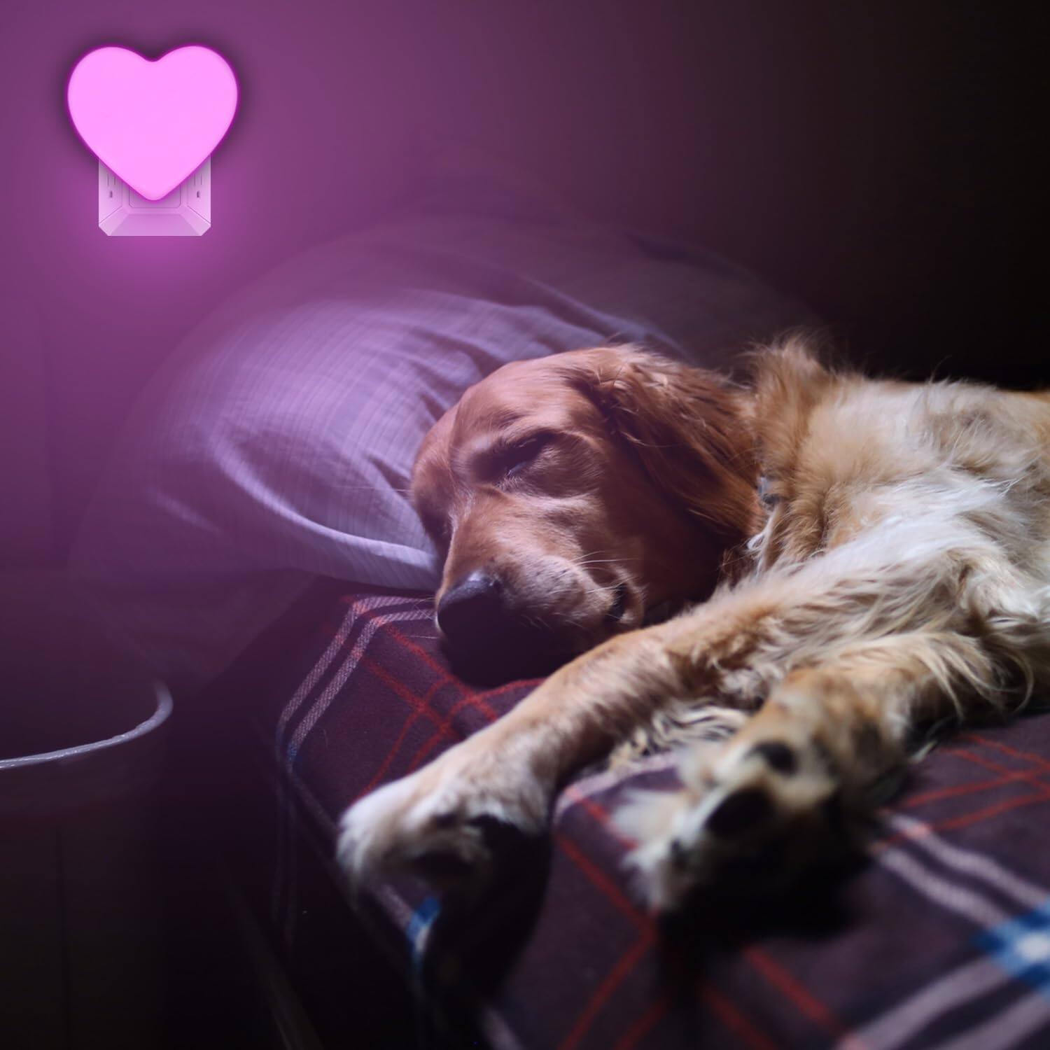 Alt View 5. MAGICAL RUBS - Night Lights Plug Into Wall Led Light For Cute Nightlight With Auto Dusk To Dawn Sensor Soft Warm Bedroom Bathroom... - 2Pack Pink.