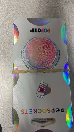 PopSockets - PopGrip with Swappable Top for Phones & Tablets - Petal Power Gloss