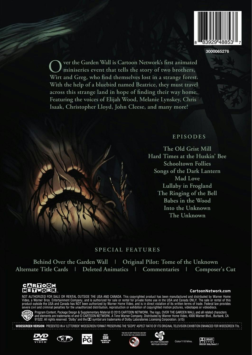 Back. Over the Garden Wall [DVD].