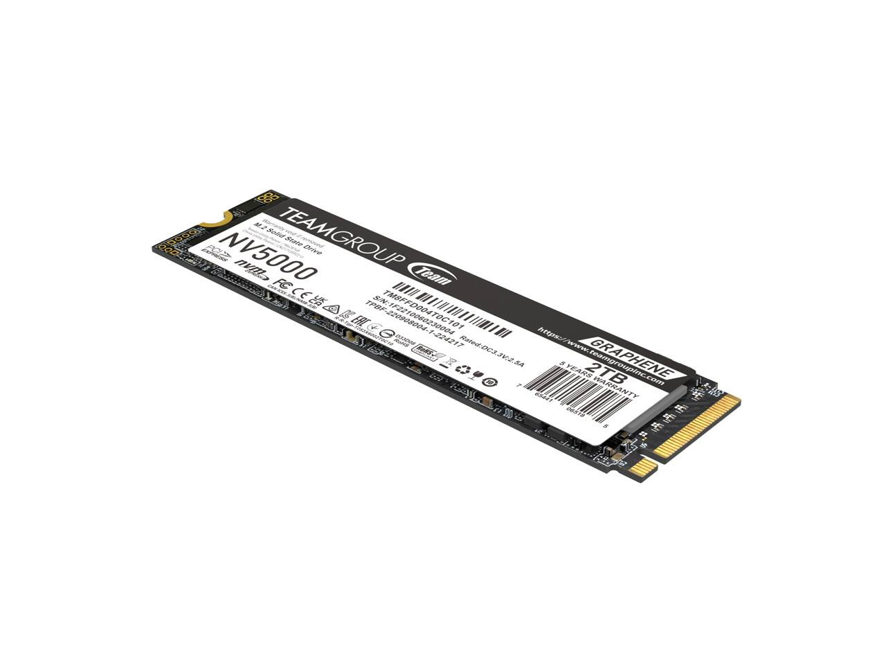 Team Group NV5000 M.2 2280 2TB PCIe 4.0 x4 with NVMe Internal