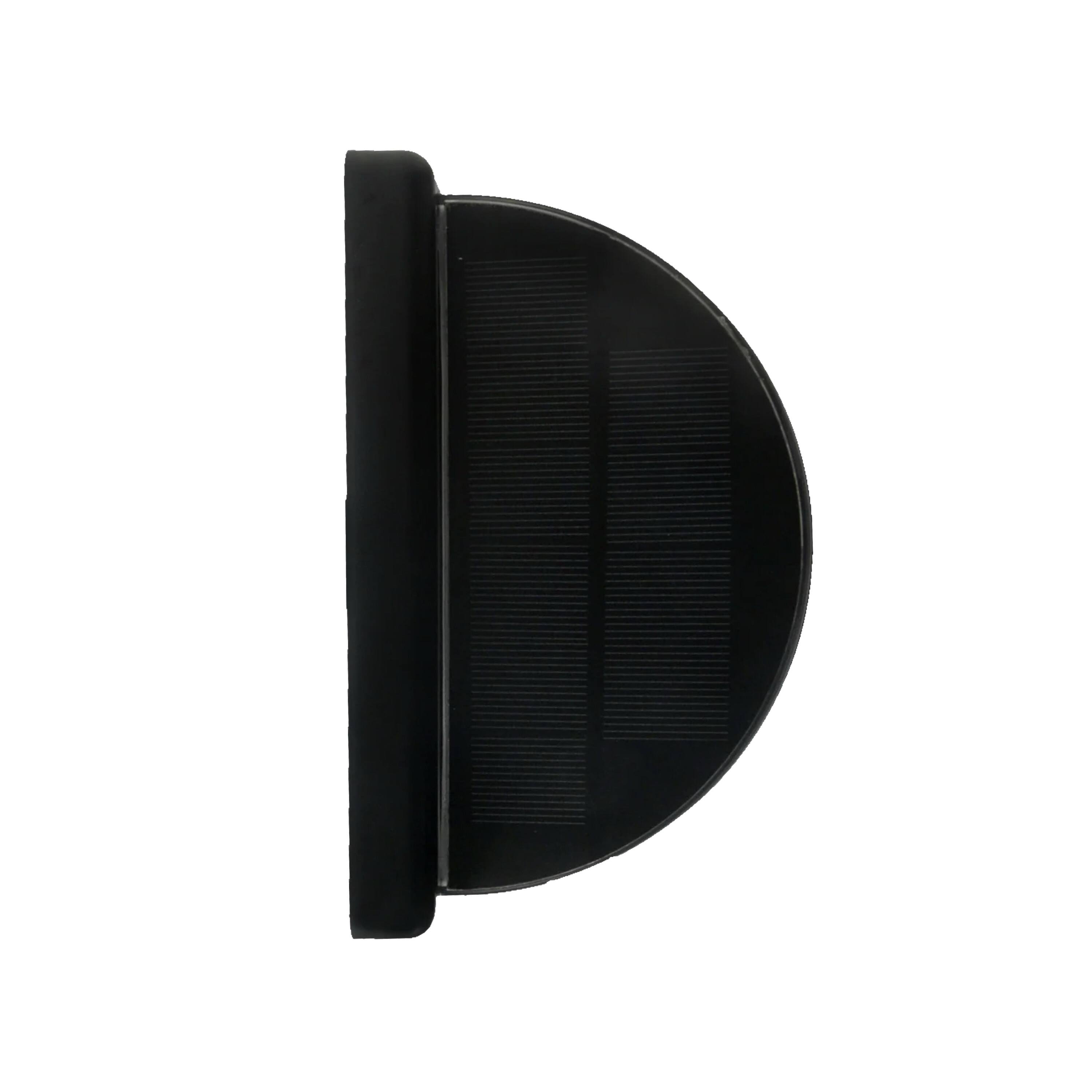 Alt View 6. Techko Maid - Solar Integrated LED Outdoor Sconce Amber or White Light - White.