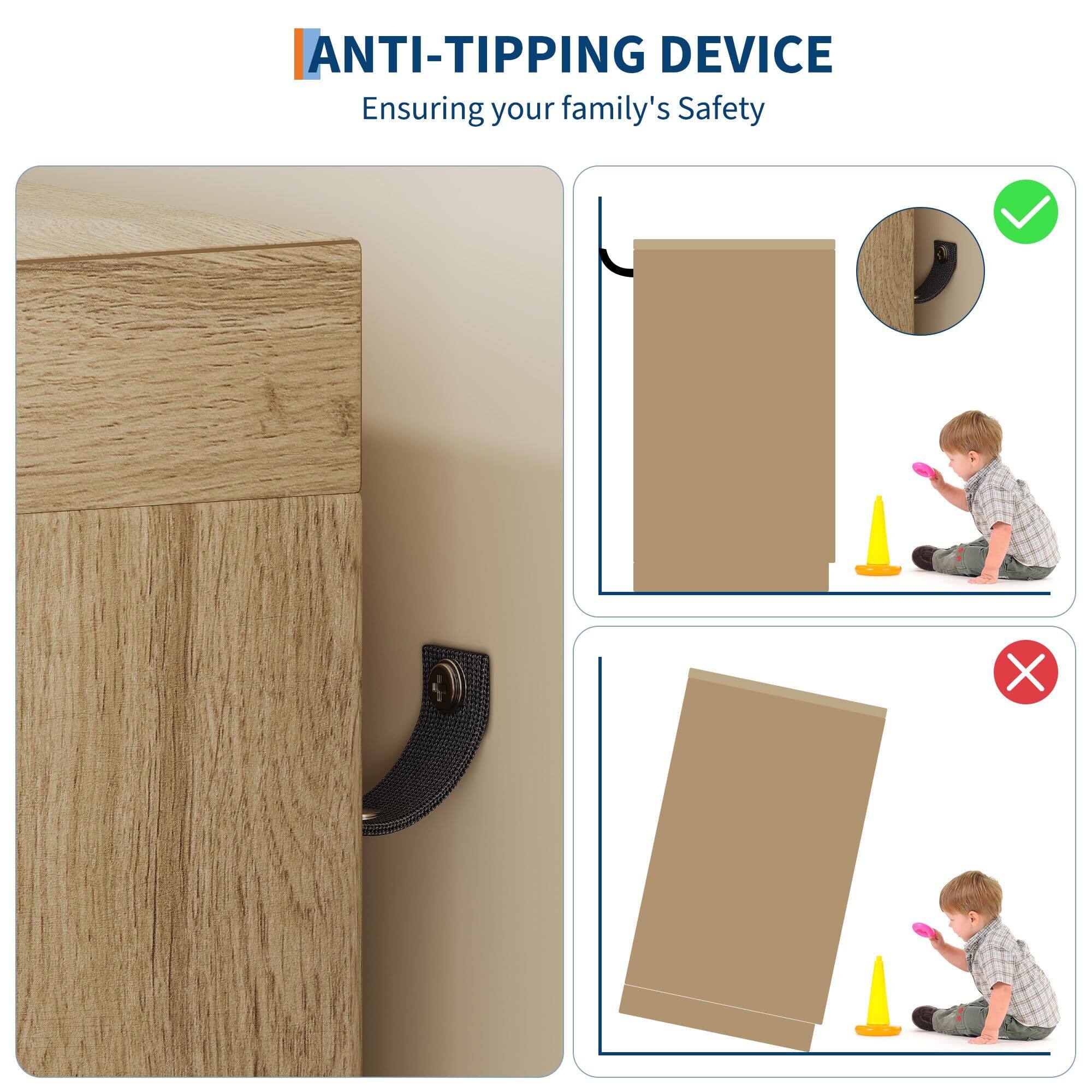 ANTI-TIPPING DEVICE  
Ensuring your family's Safety