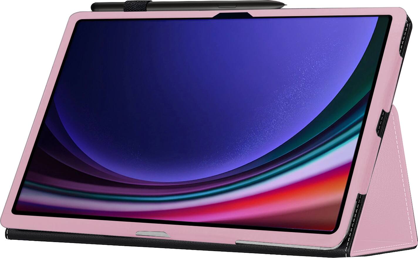 Alt View 11. SaharaCase - Bi-Fold Folio Case for Samsung Galaxy Tab S8, Tab S9 and Tab S9 FE - Blush Pink.