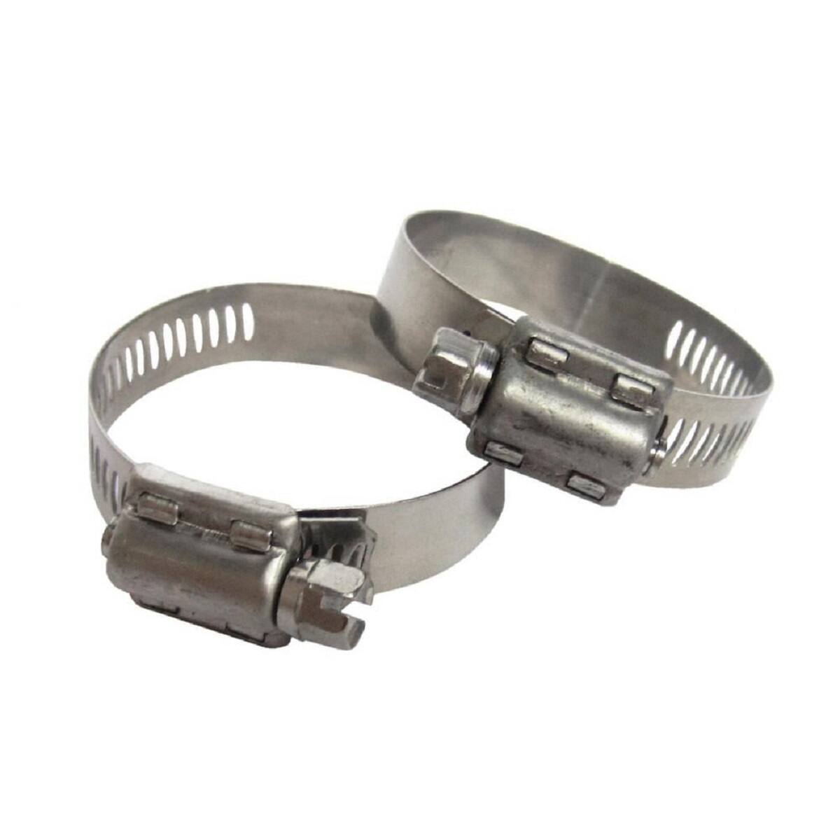 Swim Central - Colored Hose Clamps - 2.5" - Set of 2 - Silver